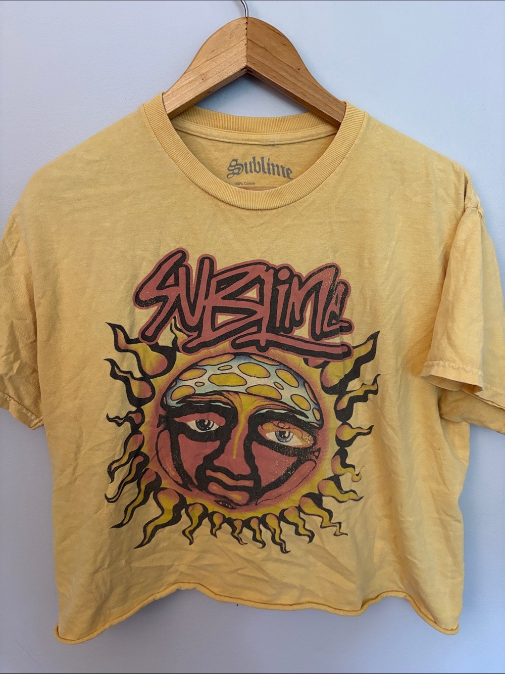 Yellow Sun Graphic Tee - Men's Casual Shirt